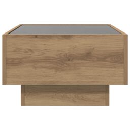 Berkfield Home Coffee Table Artisan oak 50 x 50 x 30 cm Engineered wood in Brown - thumbnail 8