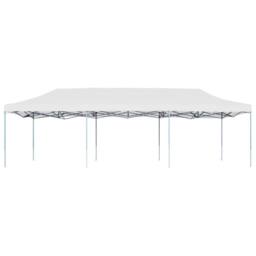 Berkfield Home Folding Pop-up Party Tent 3x9 m White - thumbnail 1