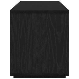 Berkfield Home Black Oak TV Cabinet - 120x30x40.5 cm - Engineered Wood - thumbnail 8