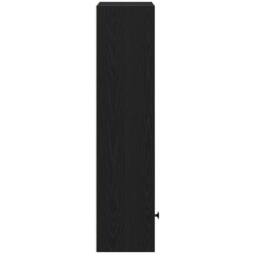 Berkfield Home Bookcase Black Oak 31x24x102 cm Engineered Wood - Size: 31 x 24 x 102 cm - thumbnail 6