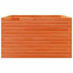 Berkfield Home Garden Planter Wax Brown 80x80x45.5 cm Solid Wood Pine - thumbnail 6