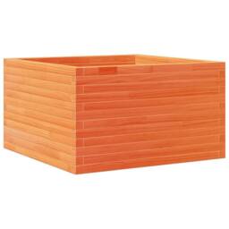 Berkfield Home Garden Planter Wax Brown 80x80x45.5 cm Solid Wood Pine - thumbnail 7