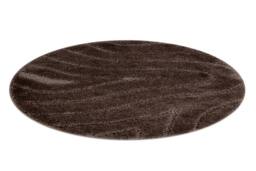 RugsX Dywaniki Łazienkowe Rug in Brown - Size: 100 cm diameter - thumbnail 2