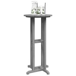 Berkfield Home Bar Table Light Grey 55x55x107 cm HDPE - Size: 55 x 55 x 107 cm - thumbnail 3