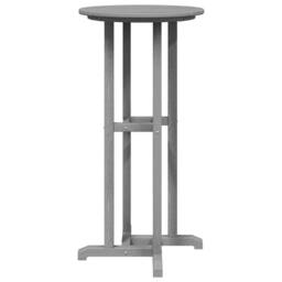 Berkfield Home Bar Table Light Grey 55x55x107 cm HDPE - Size: 55 x 55 x 107 cm - thumbnail 6