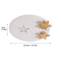 Pheashine Dimmable LED Ceiling Light 3000K-6500K Acrylic Chandelier 31W in White - thumbnail 2