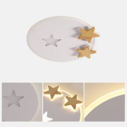 Pheashine Dimmable LED Ceiling Light 3000K-6500K Acrylic Chandelier 31W in White - thumbnail 5