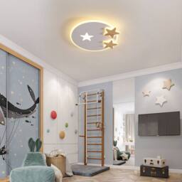 Pheashine Dimmable LED Ceiling Light 3000K-6500K Acrylic Chandelier 31W in White - thumbnail 3