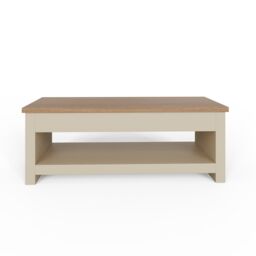 GFW Lancaster Lift Up Coffee Table in Cream - thumbnail 5