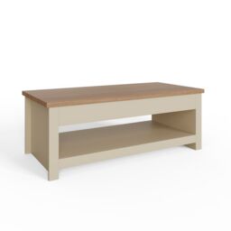 GFW Lancaster Lift Up Coffee Table in Cream - thumbnail 4