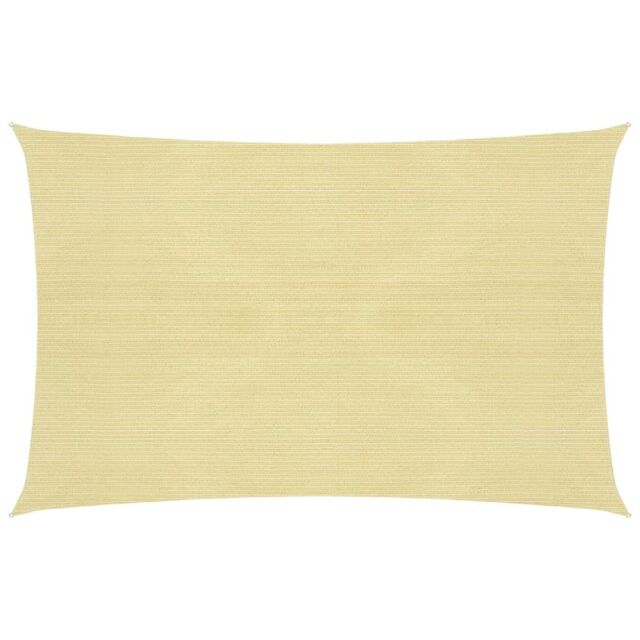 Berkfield Home Sunshade Sail 160 g/m ² Beige 2x3.5 m HDPE - image 1