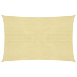Berkfield Home Sunshade Sail 160 g/m ² Beige 2x3.5 m HDPE - thumbnail 1
