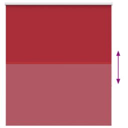 Berkfield Home Roller Blind Blackout Red 135x150 cm Fabric Width 131.6 cm Polyester - thumbnail 5