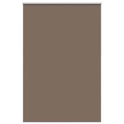 Berkfield Home Roller Blind Blackout Light Grey 90x150 cm Fabric Width 85.7 cm P… in Brown - thumbnail 1