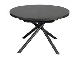 Vente-unique Extendable Dining Table for 4 To 6 People In Ceramic, MDF & Metal in Grey - thumbnail 2