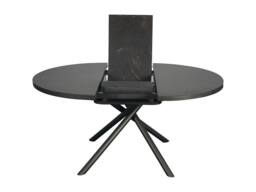 Vente-unique Extendable Dining Table for 4 To 6 People In Ceramic, MDF & Metal in Grey - thumbnail 9