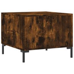Berkfield Home Decorative Coffee Tables 2 pcs Smoked Oak 50x50x40 cm Engineered Wood in Brown - Size: 50 x 50 x 40 cm - thumbnail 9