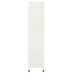 Berkfield Home Locker Cabinet Grey & Blue 90x40x180 cm Steel - Size: 90 x 40 x 180 cm - thumbnail 4