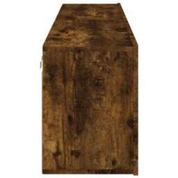 Berkfield Home TV Cabinets Wall-mounted 2 pcs Smoked Oak 80x30x41 cm in Brown - Size: 80 x 30 x 41 cm - thumbnail 8
