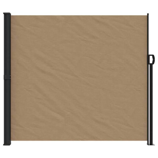 Berkfield Home Retractable Side Awning Taupe 180x600 cm - image 1