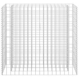 Berkfield Home Durable Gabion Raised Bed Galvanised Steel 90x30x90 cm in Silver - Size: 90 x 30 x 90 cm - thumbnail 4