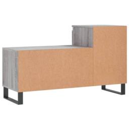 Berkfield Home Shoe Cabinet Grey Sonoma 102x36x60 cm Engineered Wood - Size: 102 x 36 x 60 cm - thumbnail 8