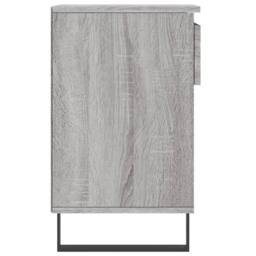 Berkfield Home Shoe Cabinet Grey Sonoma 102x36x60 cm Engineered Wood - Size: 102 x 36 x 60 cm - thumbnail 7