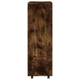Berkfield Home Wardrobe Smoked Oak 80x40x110 cm Engineered Wood in Brown - Size: 80 x 40 x 110 cm - thumbnail 6