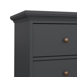 Furniture To Go Paris Chest of 4 Drawers in Grey - thumbnail 9