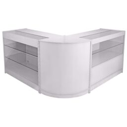 Monstershop Pegasus Brilliant White Shop Counter & Retail Display Set - thumbnail 1