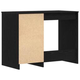 Berkfield Home Desk Black Oak 100x50x76 cm Engineered wood - Size: 100 x 50 x 76 cm - thumbnail 6