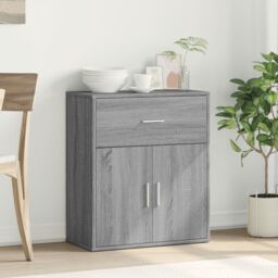 Berkfield Home Sideboard Grey Sonoma 60x31x70 cm Engineered Wood - Size: 60 x 31 x 70 cm - thumbnail 3