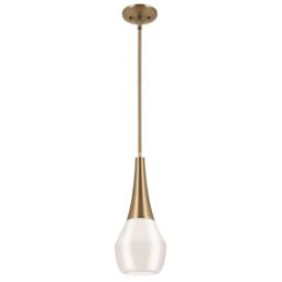 Netlighting Kichler Deela Slim Pendant Champagne Bronze 1x E27 in Brown - thumbnail 1