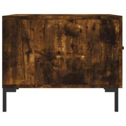 Berkfield Home Coffee Tables 2 pcs Smoked Oak 50x50x40 cm Engineered Wood in Brown - Size: 50 x 50 x 40 cm - thumbnail 9