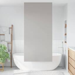 Berkfield Home Shower Roller Blind 90x240 cm Fabric Width 86 cm in Grey