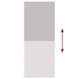 Berkfield Home Shower Roller Blind 90x240 cm Fabric Width 86 cm in Grey - thumbnail 5