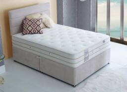Bedmaster Havana 2000 Pocket Sprung Memory Foam Mattress in White - Size: Single - thumbnail 3