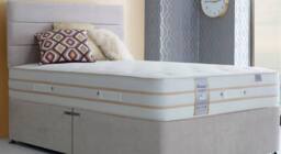 Bedmaster Havana 2000 Pocket Sprung Memory Foam Mattress in White - Size: Single - thumbnail 2
