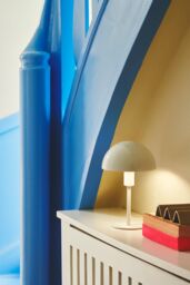 Nordlux Modern Indoor Table Lamp White Metal E14 Dome Shade - Mains Powered, IP20 - thumbnail 2