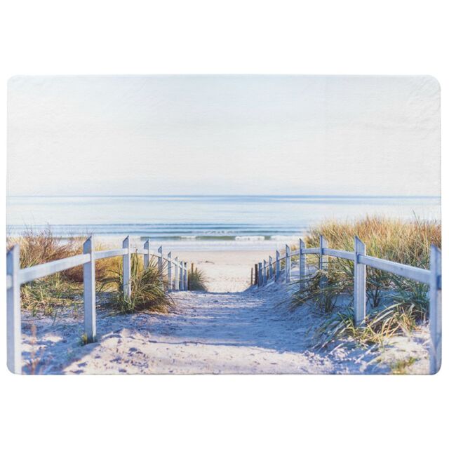Benjamin Tate Design Path To The Beach At Baltic Sea Designer Rug in Natural - Size: Large - image 1