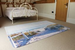 Benjamin Tate Design Path To The Beach At Baltic Sea Designer Rug in Natural - Size: Large - thumbnail 3