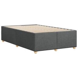 Berkfield Home Bed Frame without Mattress Dark Grey¬†Double Fabric in Grey - Size: Double - thumbnail 6