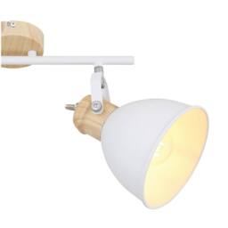 Netlighting Wiho Twin Ceiling Spotlight White 2x E27 - thumbnail 5