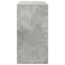 Berkfield Home Writing Desk Concrete grey Particle board with concrete grey finish - thumbnail 5