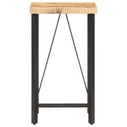 Berkfield Home Bar Table 60x60x107 cm Rough Mango Wood in Brown - Size: 60 x 60 x 107 cm - thumbnail 1