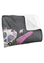 Harry Potter Honeydukes Sugar Skulls Officially Licensed Silky Touch Super Soft Throw Blanket 152x127 cm in White - thumbnail 3