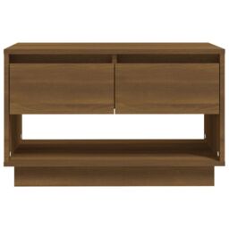 Berkfield Home TV Cabinet Brown Oak 70x41x44 cm Engineered Wood - Size: 70 x 41 x 44 cm - thumbnail 5