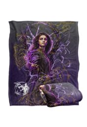 The Witcher Yennefer Airbrush Silky Touch Super Soft Throw Blanket 152 X 127 cm in White - thumbnail 2