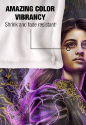The Witcher Yennefer Airbrush Silky Touch Super Soft Throw Blanket 152 X 127 cm in White - thumbnail 4
