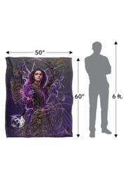 The Witcher Yennefer Airbrush Silky Touch Super Soft Throw Blanket 152 X 127 cm in White - thumbnail 5